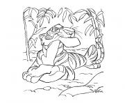 Coloriage animaux jungle