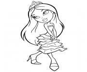 Coloriage bratz princesse