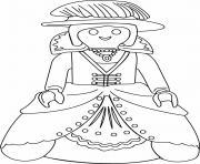 Coloriage princesse playmobil