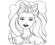 Coloriage barbie girl