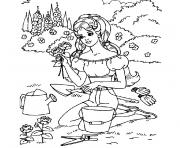 Coloriage vrac barbie