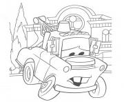 Coloriage cars martin