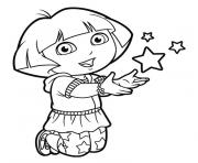 Coloriage de dora