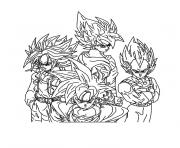 Coloriage dragon ball z