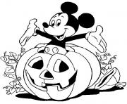 Coloriage halloween disney