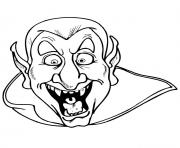 Coloriage halloween dracula