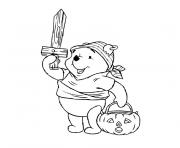 Coloriage halloween winnie l ourson