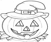 Coloriage halloween en couleur