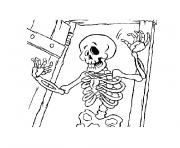 Coloriage halloween mort vivant