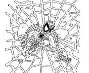 Coloriage halloween spiderman