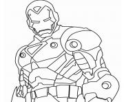 Coloriage iron man 1