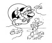 Coloriage mario galaxy 2