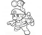 Coloriage mario galaxy