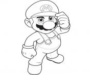 Coloriage mario bros sur nintendo