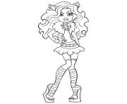 Coloriage monster high lagoona blue