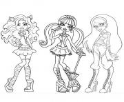 Coloriage monster high