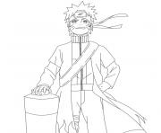 Coloriage naruto sennin