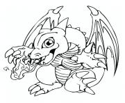 Coloriage mini dracaufeu ex pokemon