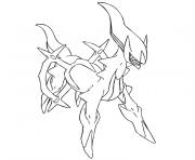 Coloriage arceus pokemon