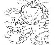 Coloriage pokemon fort