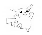 Coloriage pokemon pikachu