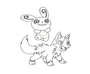 Coloriage evolution pokemon