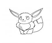 Coloriage pokemon evoli