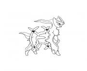 Coloriage pokemon arceus