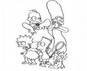 Coloriage les simpson horror show