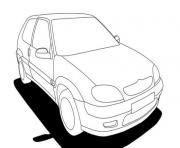 Coloriage image voiture citroen