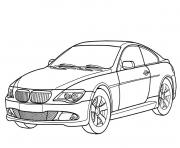 Coloriage image voiture bmw