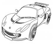 Coloriage voiture moderne