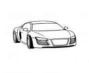 Coloriage audi r8