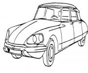 Coloriage dessin voiture citroen