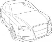 Coloriage voiture audi