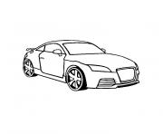 Coloriage audi tt