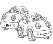 Coloriage dessin voiture drole