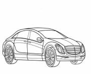 Coloriage voiture mercedes