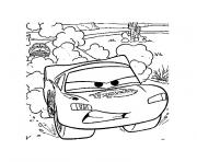 Coloriage voiture flash mcqueen