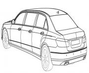 Coloriage voiture limousine