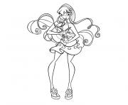 Coloriage winx believix stella