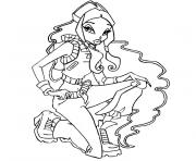 Coloriage winx sur ordinateur