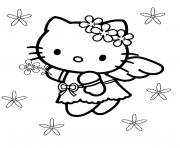 Coloriage hello kitty mariage