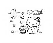 Coloriage vrac hello kitty