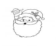 Coloriage pere noel en ligne