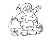 Coloriage pere noel