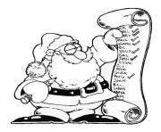 Coloriage pere noel gratuit