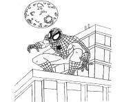 Coloriage de noel spiderman