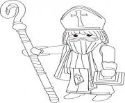 Coloriage playmobil pere noel