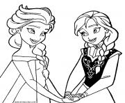 Dessin Elsa frozen reine des neiges